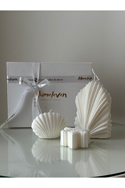 mumeleven Snowflake Box | Kutu Soya Kokulu Mum Seti