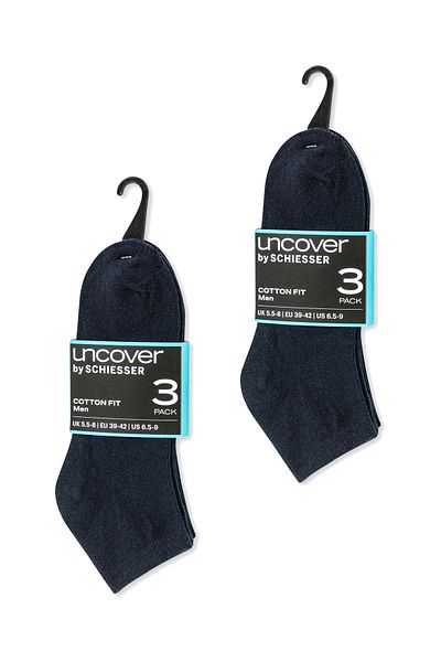 Schiesser Sneakersocken Uncover Sneaker-socken Füsslinge Füßlinge No