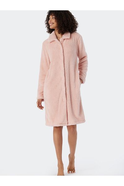 Schiesser Bademantel Teddy Fleece Bade-mantel Sauna Morgen-mantel Lounge
