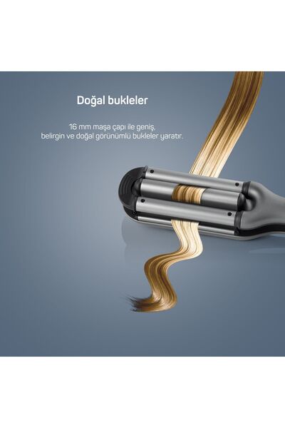 Arzum Trendcare Ceramic Wag Tongs 16mm Anthracite - Ar5079