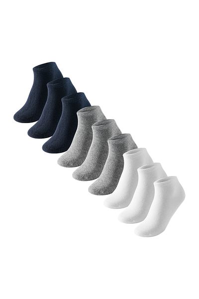 Schiesser Sneakersocken Uncover Sneaker-Socken Füsslinge Füßlinge No