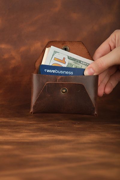 WATCHOFROYAL Dublin Brown Securevault - Genuine Leather Wallet Card Holder