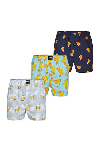 Happy Shorts Boksör Baskılı Setler