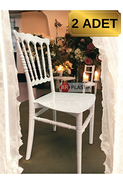 AR PLASTİK NAPOLYON ORGANİZASYON SANDALYESİ*** 2 ADET DÜGÜN SANDALYESİ-BALKON SANDALYESİ-MUTFAK SANDALYESİ***