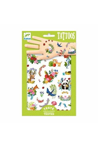 djeco Tatuaje Temporare Pentru Copii, Non Alergice, 24 Modele