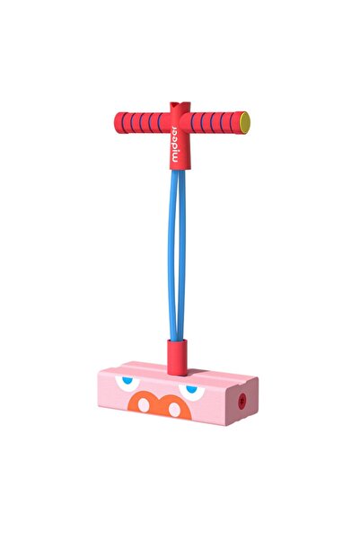 Floopy Pogo stick roz pentru copii MiDeer, jucarie de sarit de la 3 ani