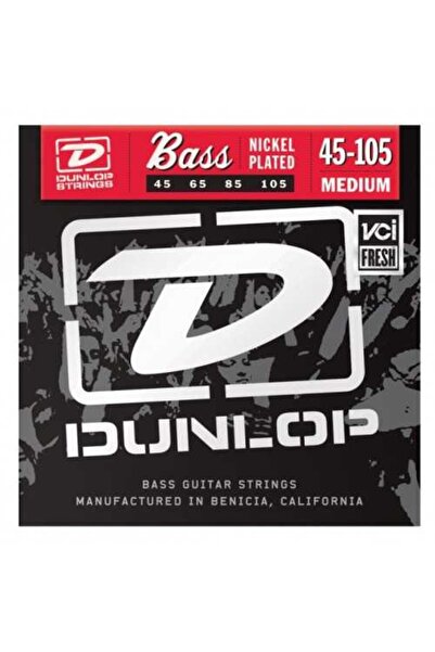 Jim Dunlop DBN45105 4 Telli Bas Gitar Teli (45-105)