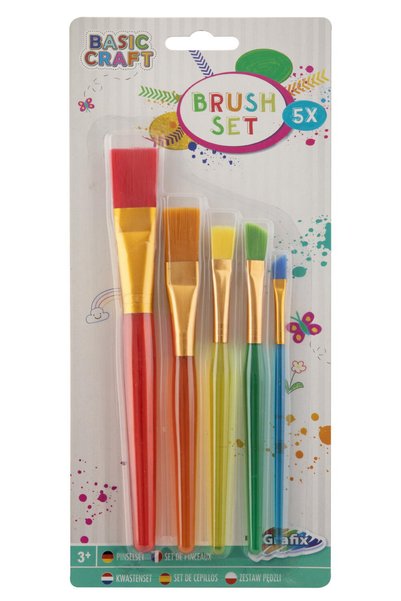 GRAFİX Set 5 Pensule Pentru Pictura