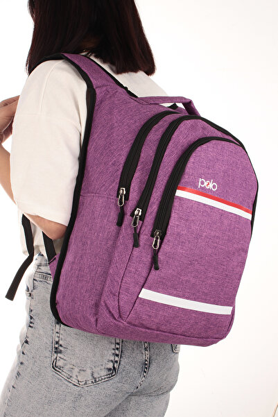 Fiyaka My polo 8860 Okul Çantası Sırt Çantası Ortopedik Suya Dayanıklı MOR
