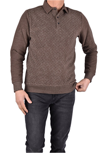 Brango BRG-95010 POLO YAKA DESENLİ SWEAT