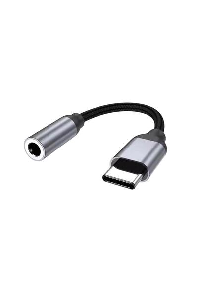 Polham 15cm Type C To 3.5mm Aux Kulaklık Ses Dönüştürücü Adaptör, Hifi Ses De...