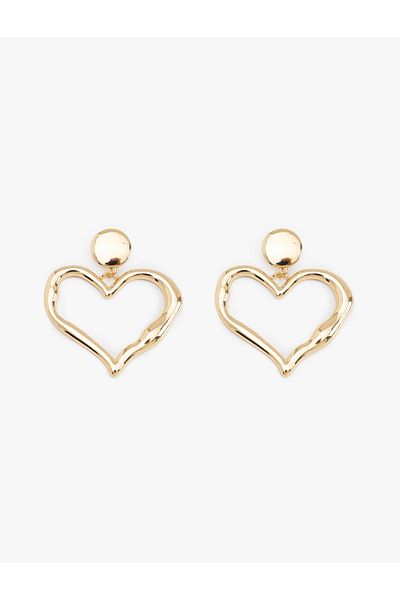 Koton Dangle Heart Earrings - Koton X Inji