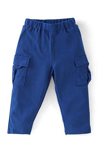 Babyoye Babyoye  100% Cotton with Eco-Jiva Finish Full Sleeves Lion Printed T-Shirt & Trousers Set - Blue