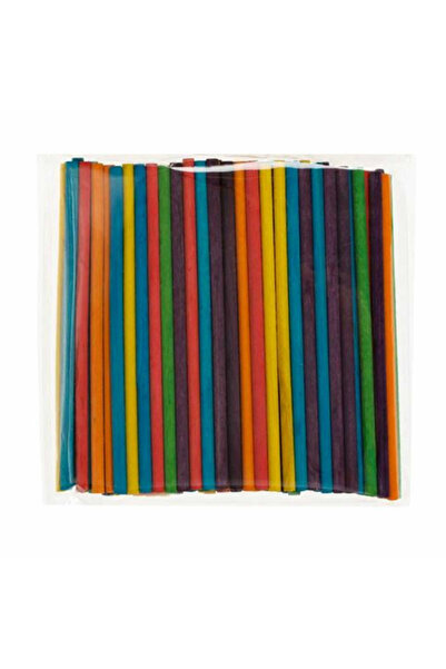 Floopy Set 120 Betisoare rotunde, din lemn, colorate, pentru creatii si activ...