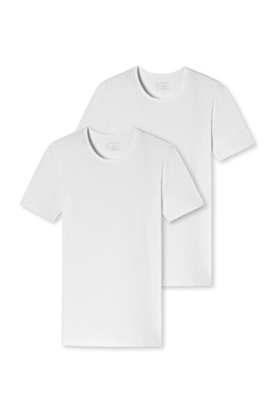 Schiesser T-Shirt 2er-Pack 95/5 T-Shirt Unterziehshirt Unterhemd Kurzarm