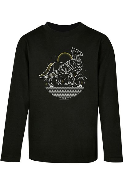 ABSOLUTE CULT Harry Potter - Seidenschnabel Line Art Langarmshirt für Kinder