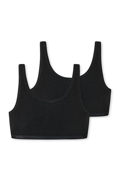 Schiesser Bustiers 2er-pack Basic Kids Bra Bustier Bh Lingerie