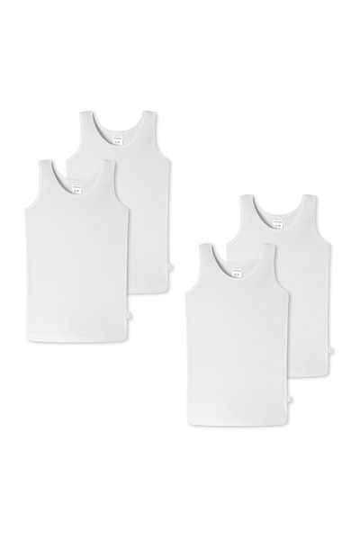 Schiesser Unterhemd Allday Basic Unterhemd Unterzieh-shirt Ärmellos Schulterfrei