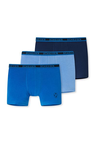 Schiesser Retroshorts 3er-pack Basic Kids Unterhose Unterwäsche Boxershort Short