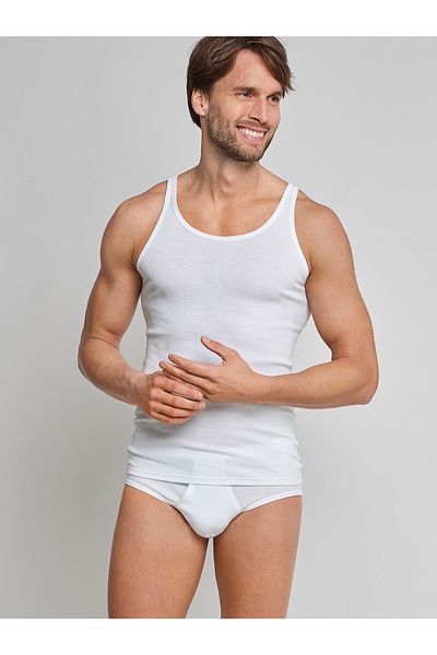 Schiesser Unterhemd Feinripp Classics Unterhemd Unterzieh-shirt Ärmellos Schulterfrei