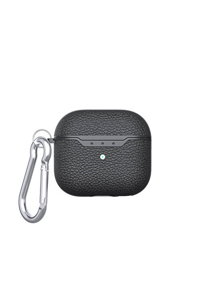 UnDePlus Apple Airpods 4. Nesil Uyumlu Kılıf Deri Tarzı Silikon Kılıf 03