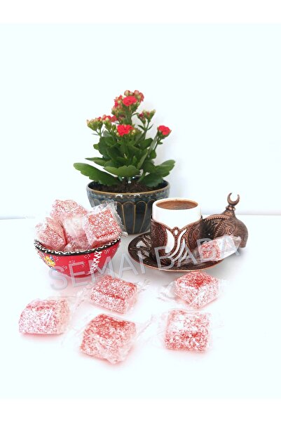 SEMAİ BABA Semai Baba Gül Aromalı Tek Tek Lokum -1 Kg -düğün, Nişan,mevlüt