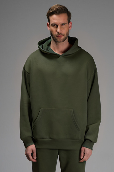 YAKAMEL Hanorac cu glugă pentru bărbați, confortabil, pentru sport și timp liber