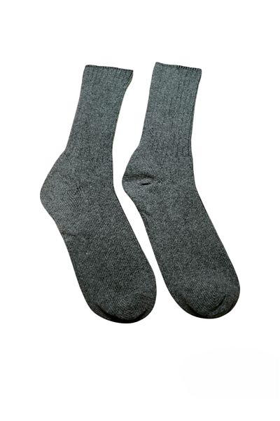 Yonca Butik 3 Pieces Short Wool Socks Without Elastic Ankles (DIABETIC SOCKS)