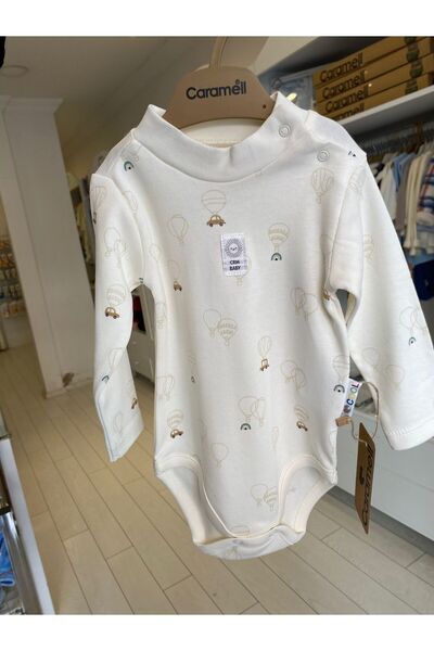Caramell Erkek Bebek Uzun Kollu Çıtçıtlı Body