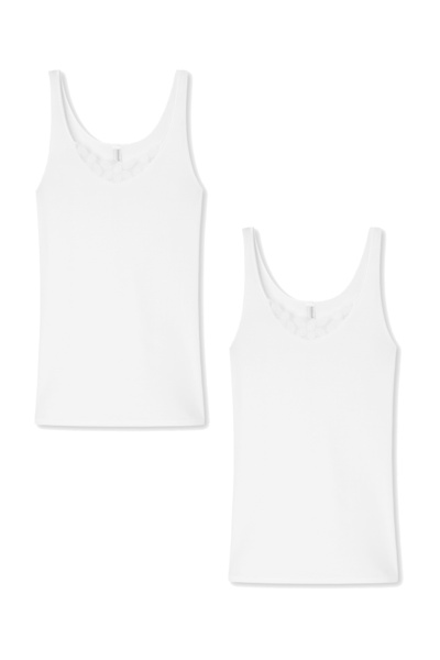 Schiesser Trägertop Selected! Premium Unterhemd Unterzieh-Shirt Ärmellos Schulterfrei