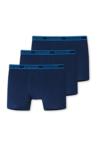 Schiesser Retroshorts 3er-pack Basic Kids Unterhose Unterwäsche Boxershort Short