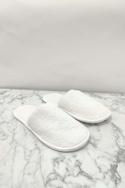 VEVİEN HOME Cotton Bathroom and Home Slippers Towel Slippers Hotel, Spa, Home Slippers