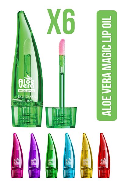 Jeunesse Aloe Vera Magic Lip Oil 7.5 Grams*6 Pieces - Magic Lip Oil