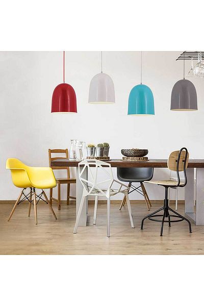 Homelux Steel Metal Pendulum 2138, 22x100 Cm, 1xe27, 60 W, White