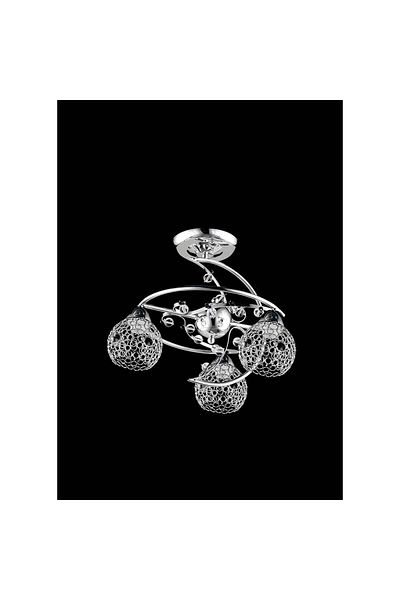 Homelux Candelabru Karmen, 3 Brate, 3xe27, Max. 60w, metal, crom