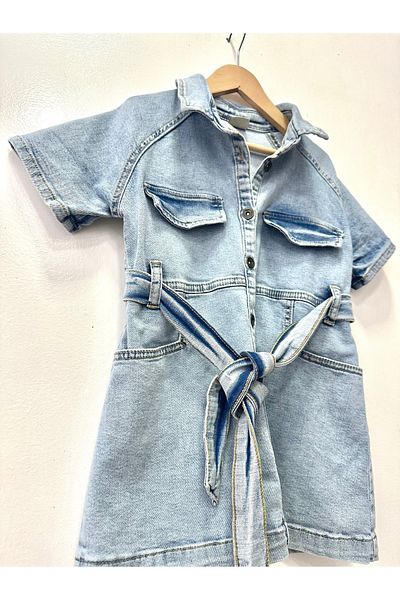 rois Girl's Denim Dress