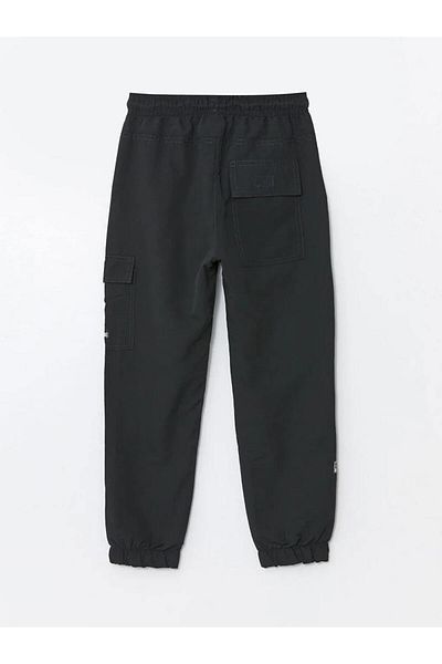 LC Waikiki Lcw Kids Anthracite Elastic Waist Fleece Lined Boys' Trousers