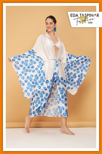 Eda Taşpınar Aqua Kaftan - Queen of Cool Teks-00070