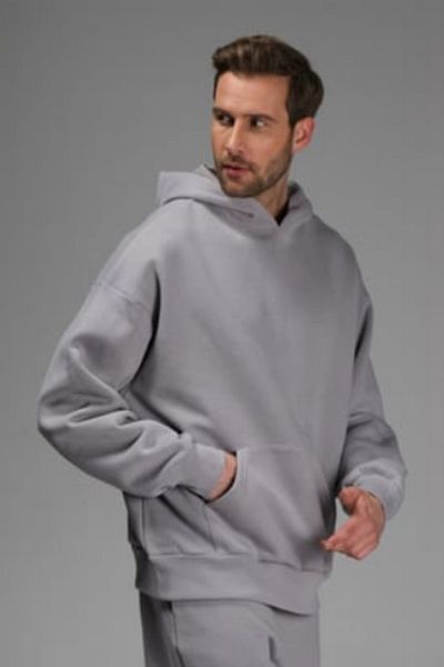 BayBayan Ανδρικό μοντέλο Trend Oversize με κουκούλα καγκουρό με τσέπη