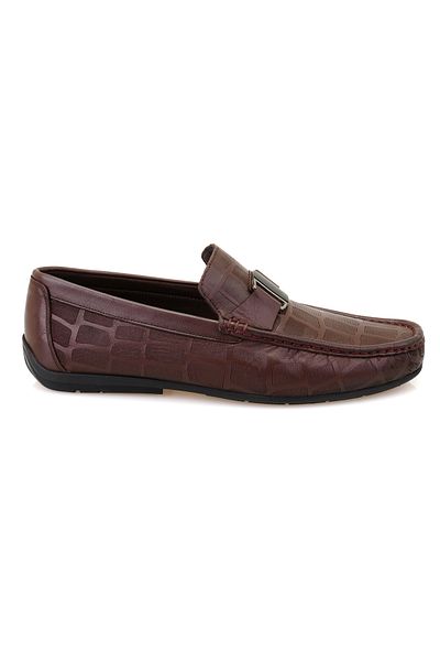 Desa Мъжки кожени мокасини Chevi Brown