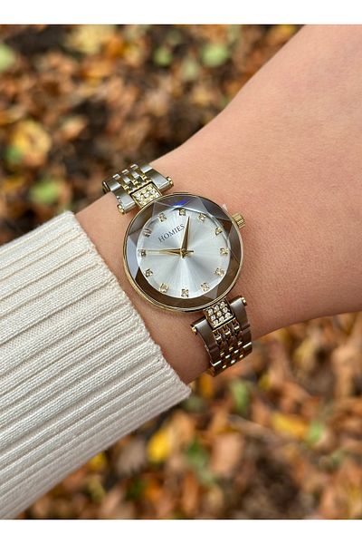 Homies Women's Wrist Watch Steel Band 2 Years Warranty