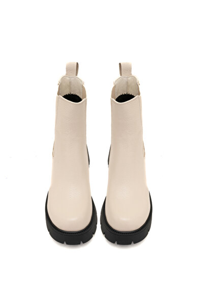 Desa Kadın Bej Deri Bot