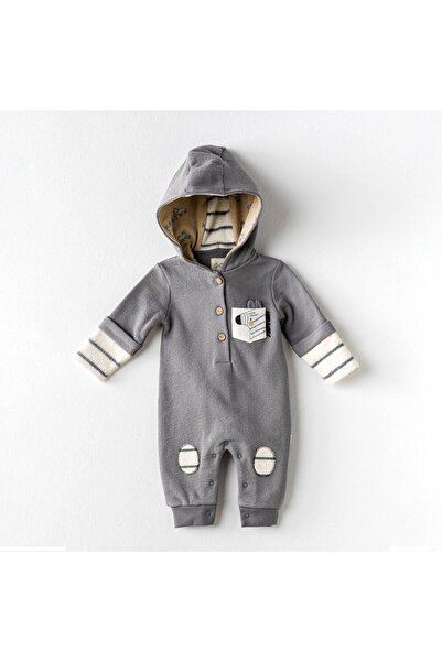 andywawa ثوب فضفاض للأطفال باللون الرمادي - AC24156