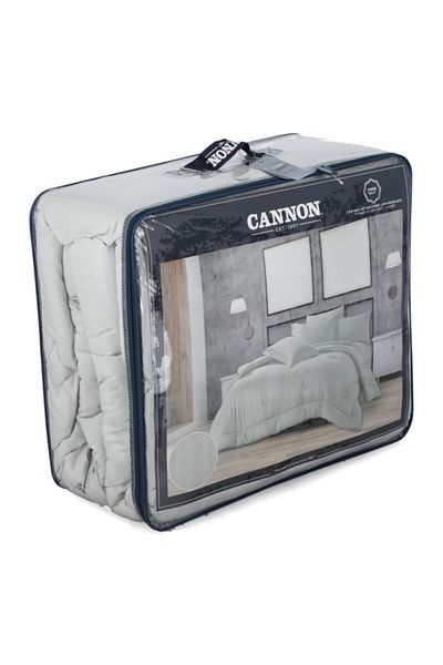 Cannon 3-Piece Premium T215 Cotton Stripe Comforter Set Twin