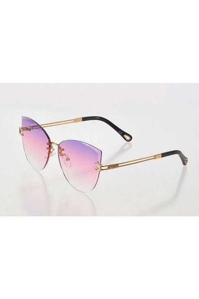 sedustore Women's Luxury Magenta Colored Glass Sunglasses - Fashion Eyewear