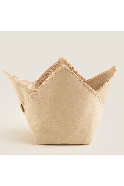 Chakra Button Saksılık 24 Cm Natural