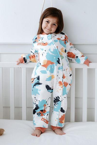 Lilabio Girl Boy 100% Cotton 1.5 Tog Patterned Sleeping Bag