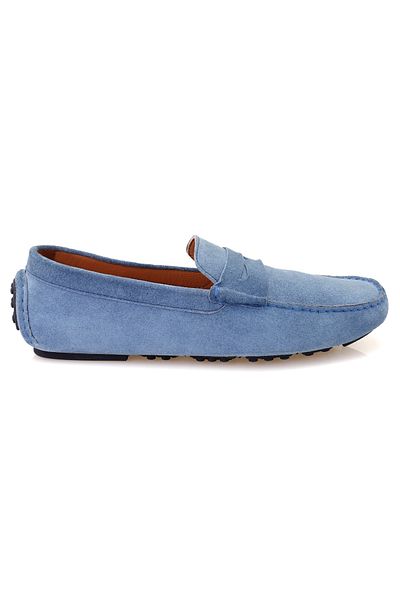 Desa Loafer din piele de căprioară pentru bărbați Akira Blue