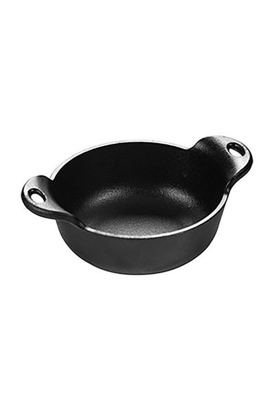 Lodge Heat-Treated Durable Cast Iron Round Mini Serving Bowl 12oz