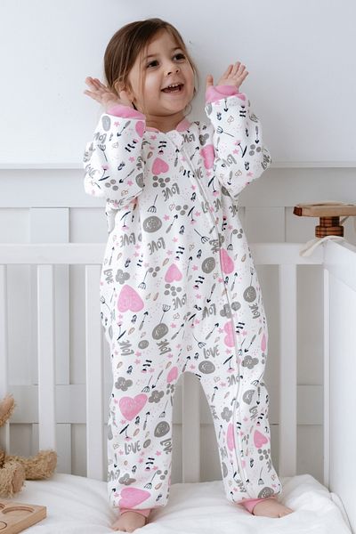 Lilabio Girl Boy 100% Cotton 1.5 Tog Patterned Sleeping Bag